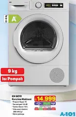 SEG KM 9010 ÇAMAŞIR KURUTMA MAKİNESİ SEG KM 9010 ÇAMAŞIR KURUTMA MAKİNESİ
